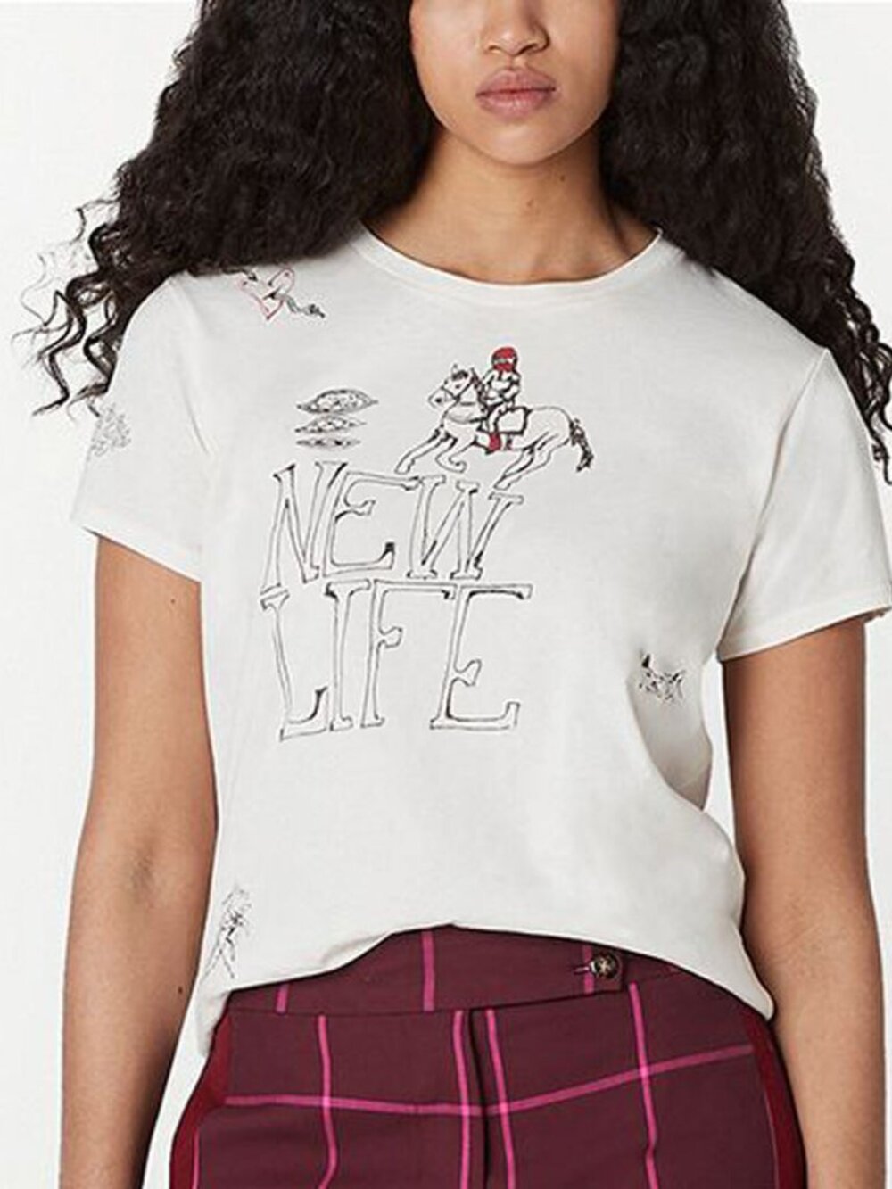 Marc Jacobs Tattoo Printed T-Shirt XS